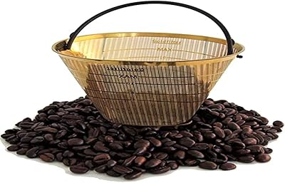 Filtre à café selexions gf4m entièrement en métal doré pour toutes les machines