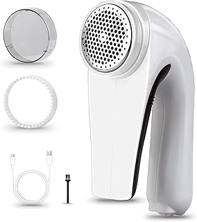 Rasoir à tissu et anti-peluches avec lame en acier inoxydable. fuzz électrique portable pour pulls, boules de peluches, pilules, dissolvant de boules de voyage, nettoyeur de peluches pour vêtements avec bac à poussière plus grand (blanc-a).. DIAYTAR COTE D'IVOIRE propose une large gamme de produits avec plus de 300000 références, répondant ainsi aux besoins de tous les consommateurs ivoiriens. En tant que boutique en ligne leader en Cote d'Ivoire, DIAYTAR COTE D'IVOIRE se distingue par sa qualité de service et sa variété de produits. Elle offre une expérience d'achat en ligne sécurisée et pratique.