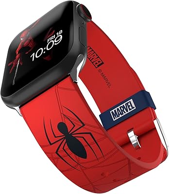 Marvel – smartwatch band - sous licence officielle, compatible avec toutes les tailles et séries d'apple watch (montre non incluse). DIAYTAR COTE D'IVOIRE est une boutique en ligne généraliste qui propose plus de 300 000 références de produits divers. Elle est reconnue comme l'une des boutiques en ligne les plus populaires de Côte d'Ivoire, offrant une large gamme de produits allant de l'électronique à la mode en passant par les produits alimentaires.