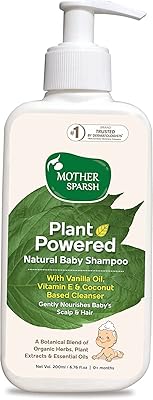 Shampoing naturel pour bébé à base de plantes mother sparsh, nourrit en douceur le cuir chevelu et les cheveux de bébé 200ml. DIAYTAR COTE D'IVOIRE, leader des boutiques en ligne en Côte d'Ivoire, propose une large sélection de produits allant de l'électronique à la mode, en passant par les produits d'entretien et les articles de maison. Les clients bénéficient d'une garantie de satisfaction et d'un service client de haute qualité, ce qui leur permet de faire leurs achats avec confiance. La boutique en ligne DIAYTAR COTE D'IVOIRE est donc l'endroit idéal pour faire vos achats en ligne.