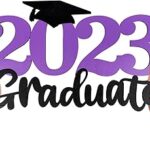 Décorations de fête de remise de diplôme 2022, panneau en bois - accessoires
