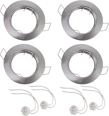 Ensemble de 4 plafonniers encastrés, lampes rondes gu10 + mr16, downlights pivotants à 30 degrés avec support de lampe 220-240v pour utilisation intérieure (argent). Diaytar Côte d'Ivoire propose une gamme impressionnante de produits, allant des produits alimentaires frais et surgelés aux électroniques dernier cri, en passant par les vêtements et les accessoires de mode. Les clients peuvent également trouver des produits pour la maison et le jardin, ainsi que des articles pour les loisirs et les sports. La boutique en ligne met régulièrement à jour sa sélection de produits pour refléter les dernières tendances et les préférences des clients.