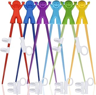 6 paires de baguettes faciles à utiliser avec aides, baguettes d'entraînement sourcetone