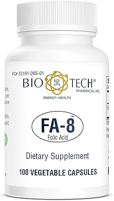 Biotique - acide folique fa-8 800 mcg 100 caps