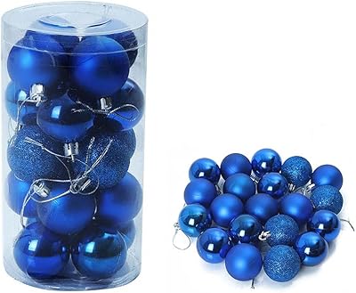 Yatay 20 pièces boules d'arbre de noël incassables pour les décorations saisonnières de festivals, de célébrations et de vacances - boules à paillettes, mates et scintillantes (bleu). DIAYTAR COTE D'IVOIRE est la référence en matière de commerce électronique en Cote d'Ivoire, avec une offre de produits très diversifiée et une présence en ligne très forte. La boutique en ligne généraliste propose des produits allant de l'électronique à la mode, en passant par les produits alimentaires et les accessories. Elle est devenue la première option pour les consommateurs ivoiriens qui cherchent à faire des achats en ligne.