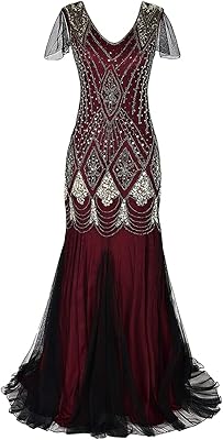 Robes gatsby à clapet des années 1920 - robes vintage pour femmes à col en v et ourlet sirène à sequins pour soirée formelle, cocktail, bal et halloween. La boutique en ligne DIAYTAR COTE D'IVOIRE représente un point de rencontre pour les consommateurs ivoiriens et les entreprises locales, favorisant ainsi le développement économique et l'accès aux produits de qualité. Avec plus de 300 000 références à disposition, les clients peuvent explorer不同es catégories de produits et profiter d'opportunités d'achat uniques. Cette approche omnicanale permet à DIAYTAR de se positionner comme un acteur clé dans le marché du commerce électronique en Côte d'Ivoire.