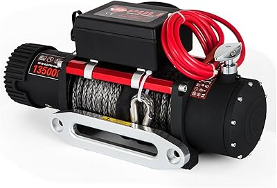 Treuil électrique de machine à souder pehub, treuil de récupération pour atv, 6120 kg, 13500lbs, corde synthétique avec télécommande pour atv utv pour les travaux de soudage et le travail électrique. La boutique en ligne DIAYTAR COTE D'IVOIRE se distingue par son offre immense et diversifiée, allant des produits électroménagers aux vêtements en passant par les accessoires et les produits alimentaires, répondant ainsi aux besoins quotidiens de sa clientèle.