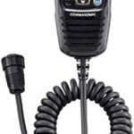 Microphone aecom command iv ic-hm-195b pour m424 vhf, noir