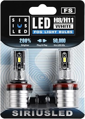 Sir eus led super bright fs h8 h11 ampoule led pour voiture