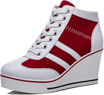 Baskets compensées femme talons hauts bottines chaussures de marche en toile. DIAYTAR COTE D'IVOIRE est une boutique en ligne généraliste proposant plus de 300 000 références de produits. Elle se positionne comme leader en Côte d'Ivoire grâce à son offre variée et sa qualité de service. Les clients peuvent trouver tout ce dont ils ont besoin en un seul endroit.
