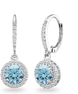 Boucles d'oreilles créoles en argent sterling avec cristaux swarovski