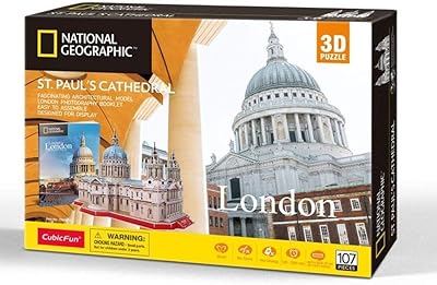 Puzzle 3d national geographic st. paul's par university games 7665 - multicolore