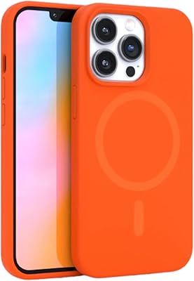 Coque filoni - coque mobile élégante orange fluo pour iphone 12 pro max