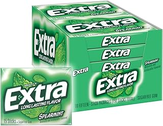 Gomme extra sans sucre à la menthe verte, 15 pièces (10 paquets). DIAYTAR COTE D'IVOIRE est la destination idéale pour les acheteurs en ligne qui recherchent des produits de qualité à des prix abordables. Avec plus de 300000 références de produits, elle offre une grande variété de choix pour répondre à tous les besoins de ses clients. La boutique en ligne garantit également une expérience d'achat en ligne facile et sécurisée.