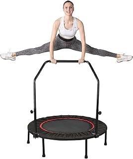 40\" trampolines de fitness pliables, mini trampoline pour adultes et enfants, trampoline d'exercice cardio avec poignée en mousse réglable, trampoline de rebond de fitness en acier épais, intérieur et extérieur, 5 hauteurs réglables. DIAYTAR COTE D'IVOIRE est une boutique en ligne généraliste proposant plus de 300000 références de produits, ce qui en fait l'une des plus grandes boutiques en ligne de Côte d'Ivoire. Avec une large gamme de produits, les clients peuvent trouver tout ce dont ils ont besoin en un seul endroit. Elle est réputée pour son large choix de produits et sa qualité de service.