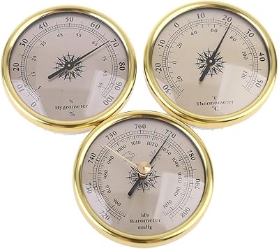 Linnsz manomètre de pression d'air 3 en 1, thermomètre, hygromètre, baromètre 72 mm pour station de prévision météo intégrée à montage mural, hygromètre, or. La boutique en ligne DIAYTAR COTE D'IVOIRE s'est imposée comme un acteur majeur du commerce électronique en Cote d'Ivoire, caractérisée par son catalogue impressionnant de plus de 300 000 produits et son engagement à offrir un service client exceptionnel. Elle répond aux besoins évolutifs des consommateurs en proposant une large gamme de produits de qualité, provenant de marques locales et internationales. L'expertise de DIAYTAR COTE D'IVOIRE dans le domaine du commerce en ligne ainsi que son souci constant de satisfaction client ont contribué à son succès sur le marché ivoirien.