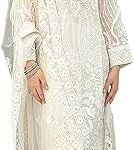 Costume de mariage en georgette semi-cousu pour femme par shafnufab®