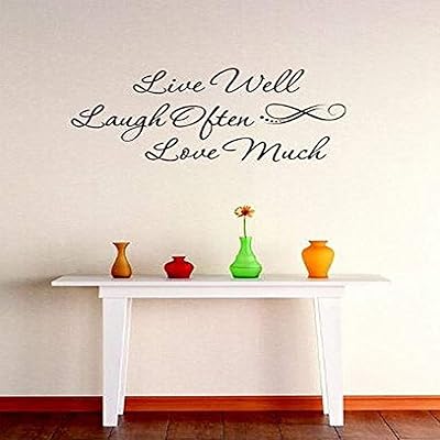 Conçu par vinyl re 3c 2078 well live laugh mostly love