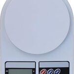 Balance de cuisine électronique numérique générique, polyvalente, blanche, 10 kg