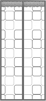 Porte magnétique pliante transparente à fermeture automatique pour balcon coulissant, salon, porte patio