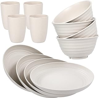 Incassable, passe au micro-ondes, léger, réutilisable, passe au lave-vaisselle, ensemble de couverts en paille de blé, 12 pièces, bleu (beige). La boutique en ligne DIAYTAR COTE D'IVOIRE offre une large gamme de produits, allant de l'électronique aux vêtements, en passant par les produits alimentaires et les accessoires de maison. Avec plus de 300 000 références disponibles, les clients peuvent trouver tout ce dont ils ont besoin en un seul endroit. DIAYTAR COTE D'IVOIRE est le partenaire idéal pour les consommateurs ivoiriens.