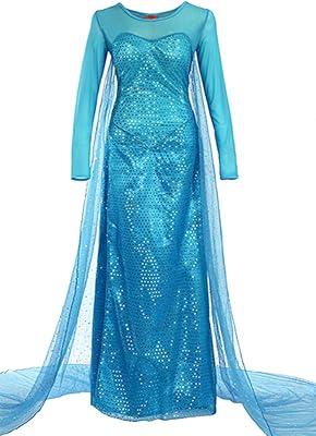 515 - robe fantaisie longue princesse reine elsa grande taille pour femme adulte bleu. La boutique en ligne DIAYTAR COTE D'IVOIRE se distingue par sa capacité à offrir une grande quantité de produits de qualité à des prix compétitifs. Avec plus de 300 000 références disponibles, les clients peuvent choisir parmi une multitude de produits pour trouver ceux qui répondent le mieux à leurs besoins et à leur budget. Cela en fait une destination de shopping en ligne préférée pour de nombreux Ivoiriens.