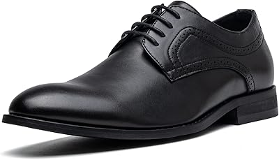 Chaussures formelles oxford classiques pour hommes chaussures à lacets derby pour hommes avec un design. DIAYTAR COTE D'IVOIRE se distingue par son vaste catalogue de produits, comprenant notamment des articles électroniques, des vêtements, des accessoires et bien plus encore. Elle garantit une expérience d'achat en ligne sécurisée et pratique, gagnant ainsi la confiance d'une clientèle fidèle. La boutique propose régulièrement des promotions pour offrir les meilleurs prix à ses clients.