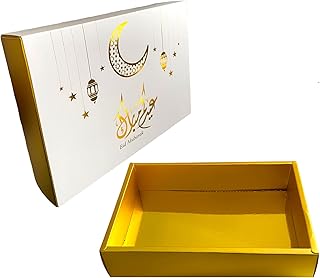 Highland eid mubarak boîte de chocolats - coffret cadeau eid mubarak pour enfants et adultes - coffret cadeau eid party set - fournitures de fête ed mubarak - boîte à bonbons au chocolat eid mubarak 23,5x16,5x5 cm. Avec DIAYTAR COTE D'IVOIRE, vous n'aurez plus jamais à vous soucier de trouver le temps de faire vos courses. La boutique en ligne est ouverte 24 heures sur 24 et 7 jours sur 7, permettant ainsi aux clients de faire leurs achats à tout moment qui leur convient. De plus, DIAYTAR offre une livraison rapide et fiable pour que vos achats arrivent chez vous dans les plus brefs délais.