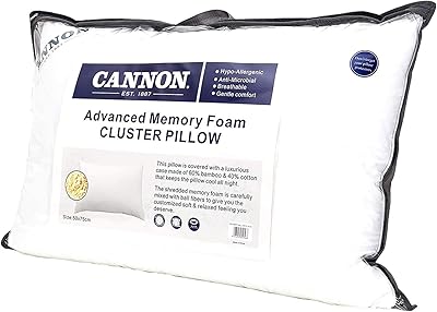 Canon - oreiller santé en mousse qui s'adapte à la position de votre