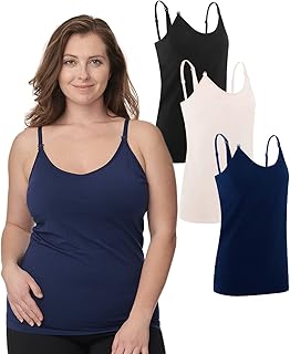 Débardeur d'allaitement pour femmes qui allaitent, chemises de maternité, débardeurs à bretelles fines avec soutien-gorge intégré, lot de 3. DIAYTAR COTE D'IVOIRE est la destination idéale pour faire ses achats en ligne en Cote d'Ivoire. Avec plus de 300000 références disponibles, les clients peuvent trouver tout ce dont ils ont besoin. La boutique met en avant une sélection de produits de qualité à des prix compétitifs.
