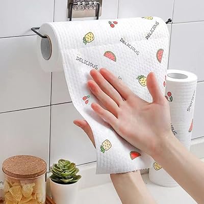 Chiffon de nettoyage de cuisine helpberry (50 pièces rouleau) avec support serviettes en papier. La boutique en ligne DIAYTAR COTE D'IVOIRE est une plateforme innovante et conviviale qui permet aux clients de trouver facilement ce qu'ils cherchent parmi les plus de 300 000 références de produits. Les clients peuvent également profiter de l'option de paiement en ligne sécurisé et de la livraison à domicile. C'est la solution idéale pour les ivoiriens qui cherchent à faire leurs achats en ligne.