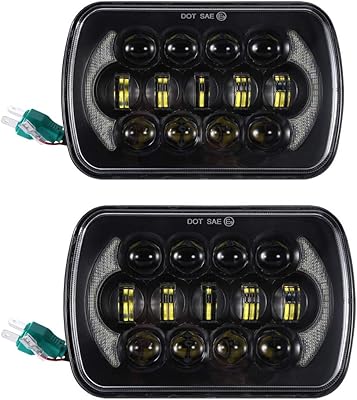 Ampoule de phare led à faisceau scellé sxma 5x7 6x7 pouces avec remplacement