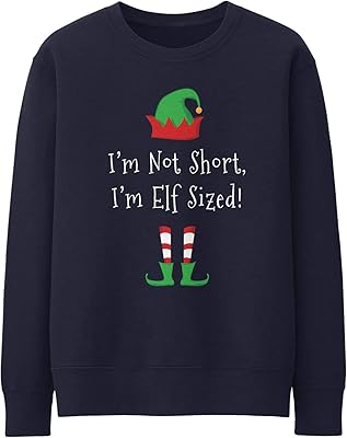 Hauts de noël - je ne suis pas petit, je suis taille pull de noël - pull de noël drôle. DIAYTAR COTE D'IVOIRE se positionne comme une référence pour le commerce en ligne en Côte d'Ivoire, offrant une gamme étendue de produits pour répondre aux besoins de tous les clients. La boutique donne la priorité à la satisfaction client, assurant une expérience d'achat positive et fiable. Elle propose également des offres et des promotions régulières pour rendre les achats encore plus attractifs.