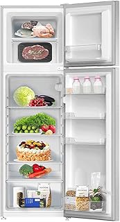 Réfrigérateur chiq direct cool à deux portes, 218 litres, argent, modèle ctm218dsk