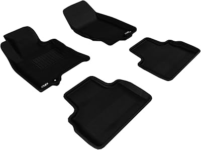 Tapis de sol kagu sur mesure 3d maxpider (noir) pour infiniti qx70/fx35/50/50s 2009-2017