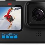 Caméra étanche gopro hero 10 noire avec écran lcd avant et écran tactile