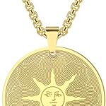 Collier guerrier de la lumière du soleil femmes hommes, chaîne pendentif dark souls