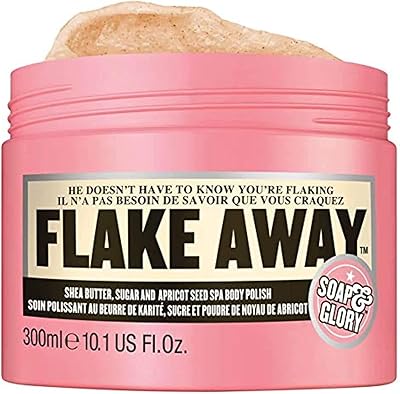 Soap & glory flake away spa gommage corporel au beurre de karité, sucre