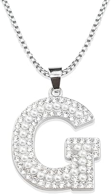 Collier pendentif lettre initiale pour femme collier nom de famille pour homme