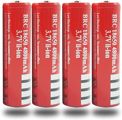 Batterie lithium-ion rechargeable 18 x 65 mm, 3,7 v, 4 800 mah, bouton cylindrique de grande capacité pour lampes solaires, guirlandes lumineuses, télécommande, lampe de projection, caméra (4 pièces). Avec plus de 300 000 références, DIAYTAR COTE D'IVOIRE propose une sélection impressionnante de produits de qualité. La boutique en ligne est conçue pour offrir une expérience d'achat pratique et sécurisée à ses clients. Elle est devenue une référence pour les consommateurs ivoiriens.