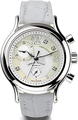 Montre à quartz suisse armand nicolet, affichage analogique et bracelet en cuir pour femme de relog al3 a884aaa-an-p882bc8, couleur blanche, quartz, blanc, montre à quartz. DIAYTAR COTE D'IVOIRE est une boutique en ligne généraliste proposant plus de 300 000 références de produits. En tant que leader dans le domaine du e-commerce en Cote d'Ivoire, DIAYTAR COTE D'IVOIRE offre une expérience d'achat en ligne sécurisée et pratique. Nous nous engageons à vous fournir les meilleurs produits à des prix compétitifs.