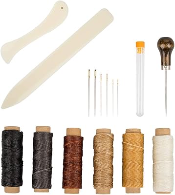 Ensemble de 16 outils de reliure trouvez l'outil de reliure en os supérieur, manche en bois, aiguilles à gros chas pour reliure de livres artisanaux et fournitures de couture.  DIAYTAR COTE D'IVOIRE est une boutique en ligne qui propose une large gamme de produits, allant des produits de maison aux produits de beauté. La boutique est connue pour ses prix compétitifs et sa livraison rapide, ce qui en fait une destination de shopping en ligne préférée pour de nombreux Ivoiriens. Elle offre également une grande sélection de produits locaux et internationaux.