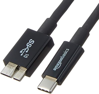 Câble amazonbasics usb type c vers micro b 3.1 gen 2 - 3