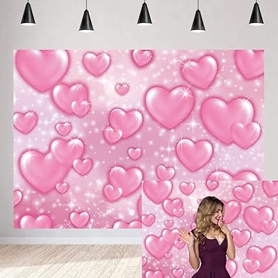 Wr toile de fond en forme de cœur rose début des années 2000, saint-valentin, amour, paillettes, photographie romantique, décoration de fête prénatale, anniversaire, studio de table à gâteau, 2,4 x 1,8 m (largeur 240 cm x hauteur 180 cm). DIAYTAR COTE D'IVOIRE est une boutique en ligne généraliste qui propose plus de 300 000 références de produits. Elle est reconnue comme l'une des boutiques en ligne les plus importantes de Côte d'Ivoire. Elle offre une grande variété de produits pour répondre aux besoins de ses clients.