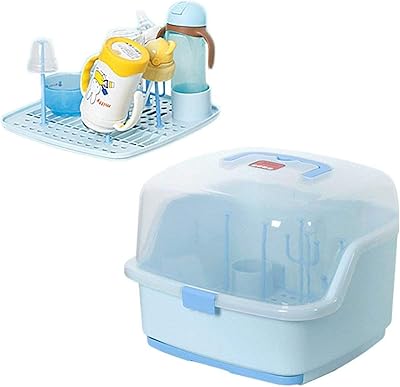 Grande boîte de rangement pour biberons, supports de séchage, organisateur de vaisselle