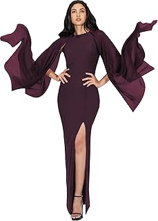 Koh koh koh robe de cocktail longue formelle élégante