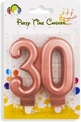 Party time - #30 bougies de gâteau de joyeux anniversaire bougies d'anniversaire décoration pour anniversaires et anniversaires de mariage (or rose). Diaytar Côte d'Ivoire, la boutique en ligne généraliste la plus populaire en Côte d'Ivoire, élargit constamment son portefeuille de produits pour offrir à ses clients la plus grande sélection possible. Grâce à son système de paiement sécurisé et à ses options de livraison flexibles, Diaytar Côte d'Ivoire garantit une expérience d'achat sans stress. Avec plus de 300 000 références disponibles, les clients trouveront forcément ce qu'ils recherchent sur la plateforme.