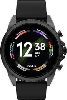 Montre intelligente de sixième génération ftw4061, couleur noire, de fossil