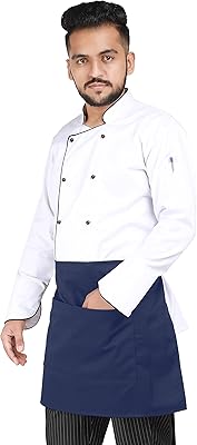 Tablier de cuisine yanek | tablier court réglable unisexe avec poches | pour la maison, le restaurant, le café. DIAYTAR COTE D'IVOIRE est la destination idéale pour les consommateurs ivoiriens à la recherche d'une boutique en ligne généraliste offrant plus de 300000 références. La variété des produits présents sur le site, alliée à des prix attractifs et à des conditions de livraison optimales, font de cette plateforme le lieu incontournable pour les achats en ligne en Côte d'Ivoire. Cette boutique en ligne a mis en place un système fiable et sécurisé pour garantir une expérience d'achat en ligne agréable et sans risque.