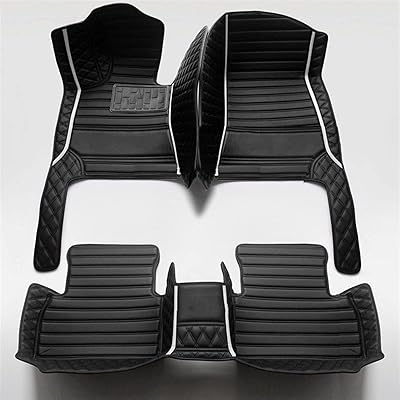 Tapis de sol de voiture en cuir, accessoires de tapis intérieur pour toyota